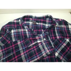 Hasting & Smith Flannel‎ Plaid Shirt Womens 3X Long Sleeve Button Up